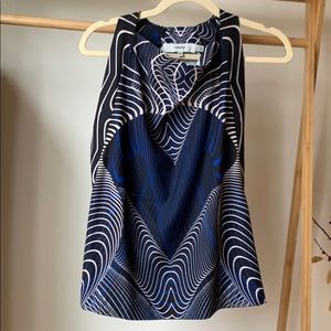 CAMEO C/MEO sleeveless top in navy size XS/XXS